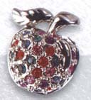 Фаберлик в Ижевске. Брошь - Яблоко  большое золото.